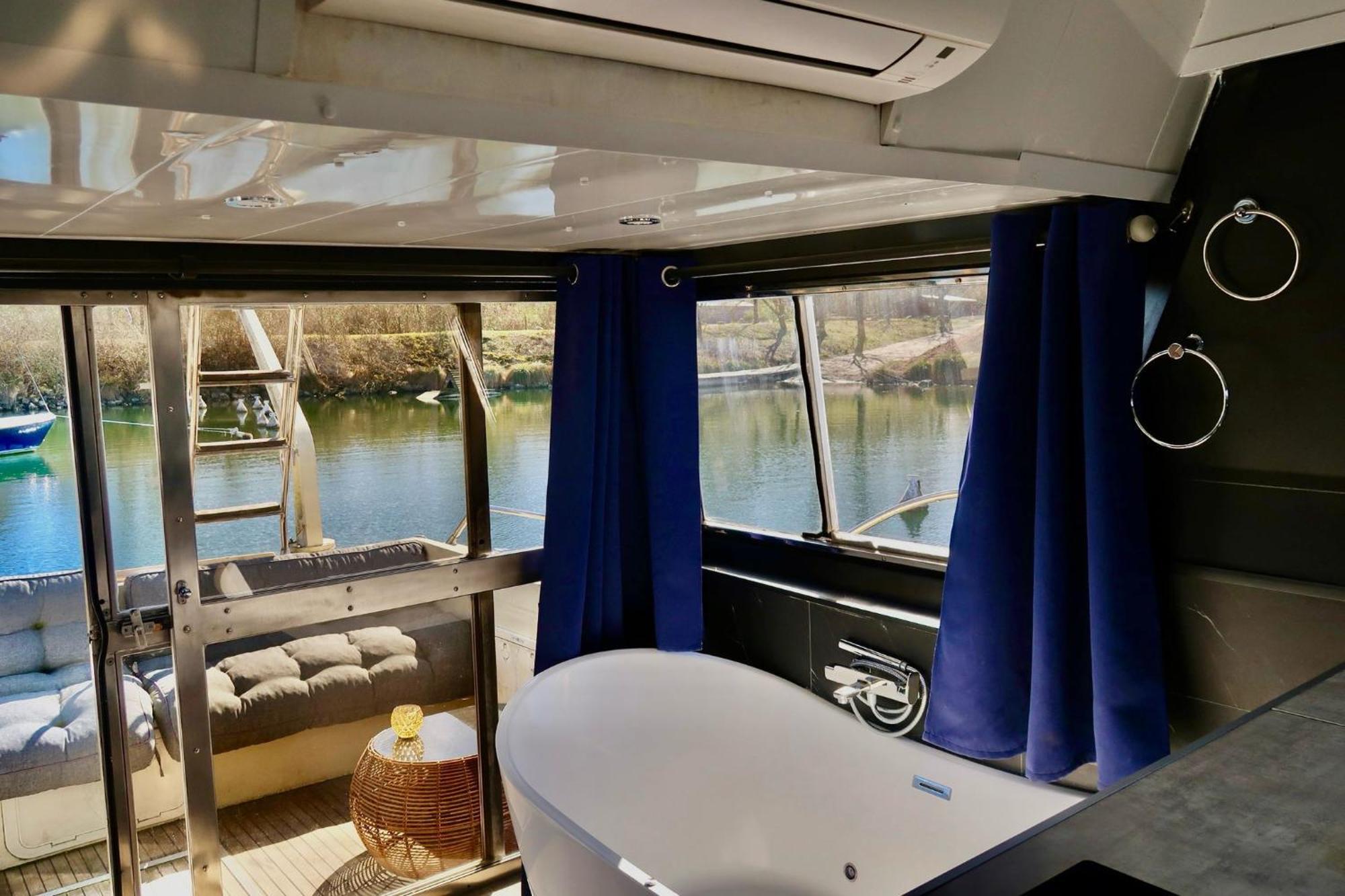 L'Escale Royale Saint-Martin-La-Garenne Port Ilon - Seine - Giverny Eksteriør billede